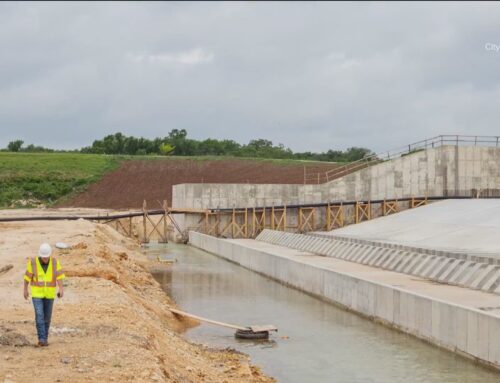 Round Rock Nears Completion of Major Flood Protection Dam