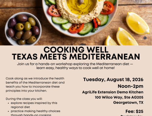 Cooking Well | Texas Meets Mediterranean